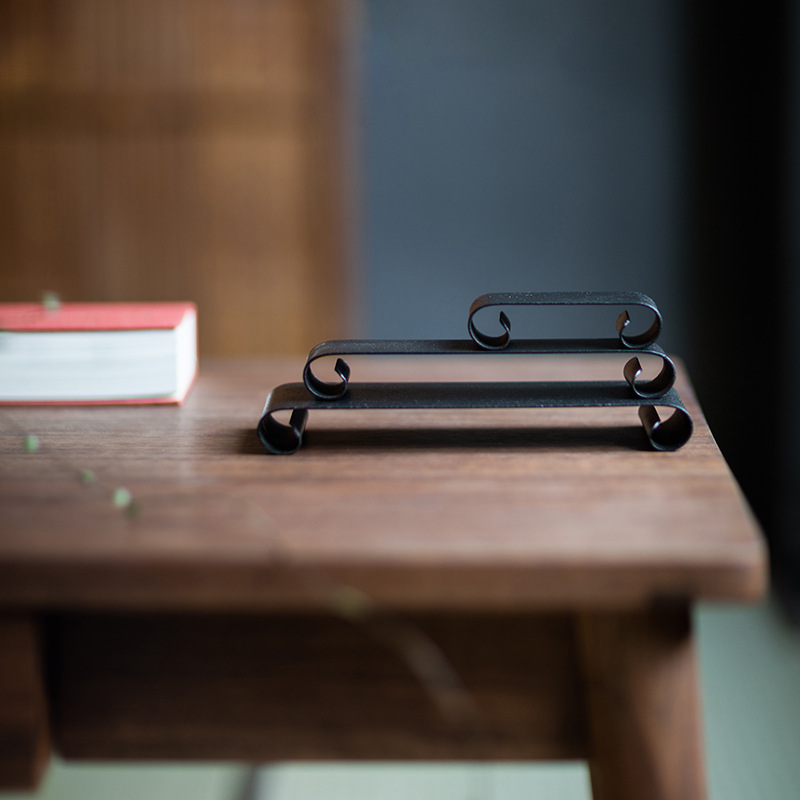 Bán buôn ấm trà sắt rèn bàn pha trà khô nhỏ bàn trà khay đựng cốc Bộ trà Giá trưng bày Phụ kiện trà đạo