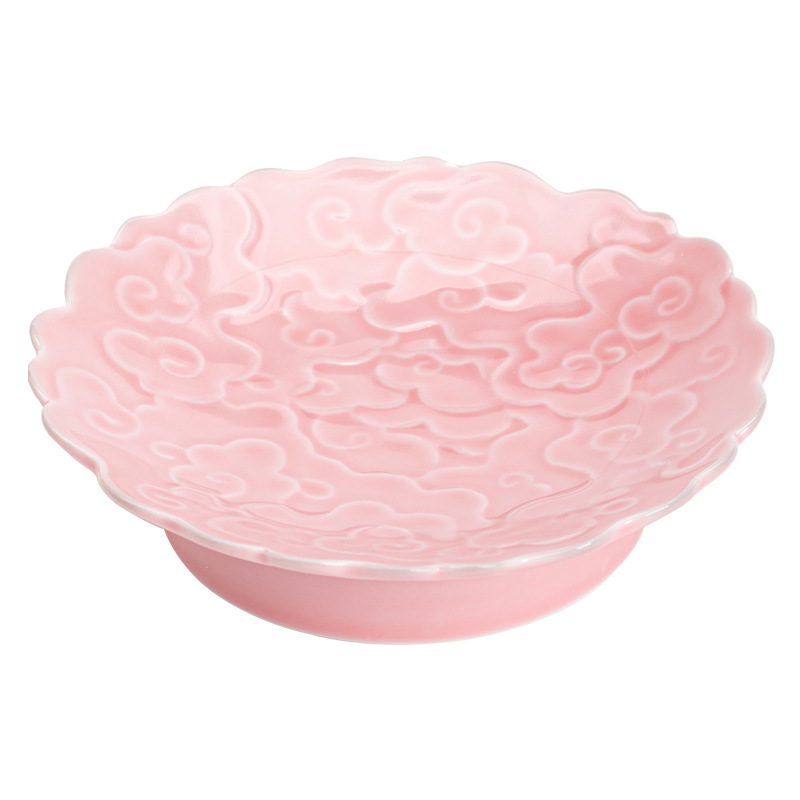 Khay giải khát Xiangyun Khay đựng trái cây Gốm Sứ Khay đựng đồ ăn nhẹ khay đựng trà phòng khách khách sạn gia dụng khay Khay đựng đồ ăn nhẹ khay đựng đồ ăn nhẹ