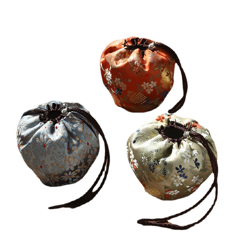 Bán buôn tách trà túi đựng đồ cá nhân cốc đơn túi đựng cốc cốc chủ nhân dụng cụ trà Kung Fu Túi xách tay phụ kiện trà đạo