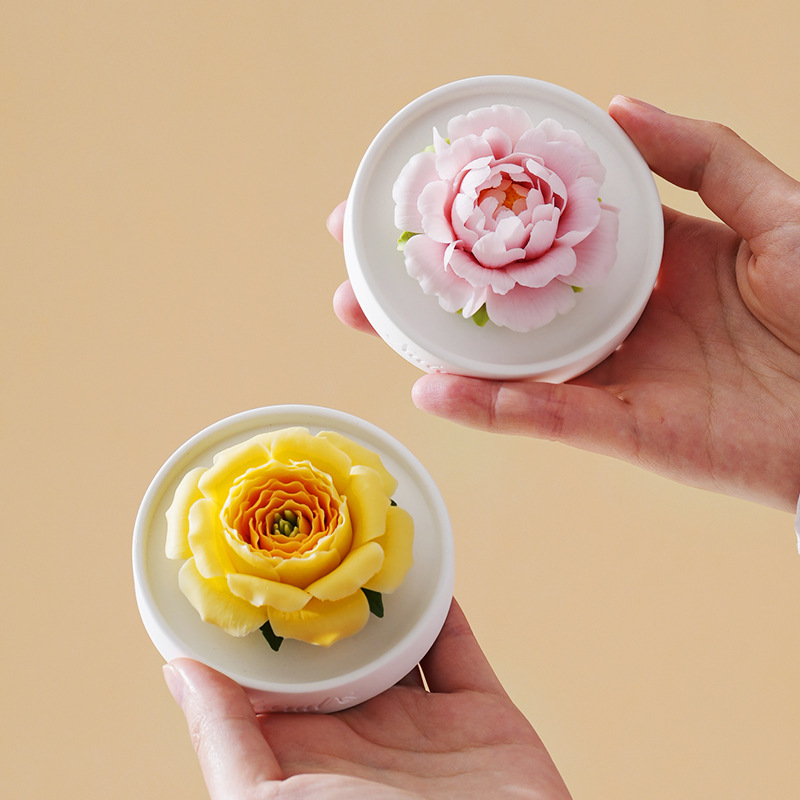 Đồ trang trí máy khuếch tán hoa bằng gốm thủ công mỹ nghệ di sản phi vật thể quốc gia Dehua Đồ trang trí mặt bàn bằng hương thơm không lửa trong nhà