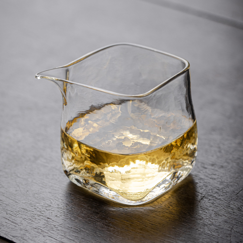 Bán buôn cốc không tay cầm bằng thủy tinh miệng đại bàng Chống bỏng làm thủ công bằng trà đồng nhất kiểu Nhật dày thủy tinh Borosilicat