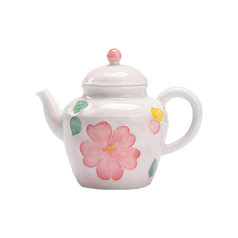 Cốc pha trà bát nắp vẽ tay Arita kiểu mới dụng cụ pha trà gia dụng gốm sứ đơn dụng cụ pha trà Kung Fu Nhật Bản bát trà gia dụng