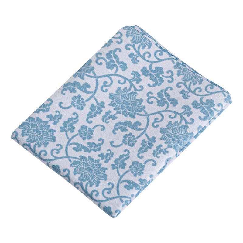 Khăn trà nhung hai mặt in hoa phong cách dân tộc Khăn trải bàn trà gia dụng thấm nước bình Thiền Bộ trà Kungfu trà đạo không phối