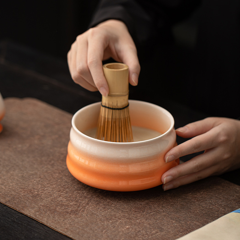 Bát matcha có ren, bình trà, trà thời Tống, trà đạo, trà đạo, phụ kiện trà gốm sứ, bàn chải, bình trà