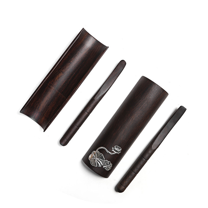Bán buôn công cụ nghệ thuật trà gỗ Đàn hương đen gỗ đặc để thưởng thức trà