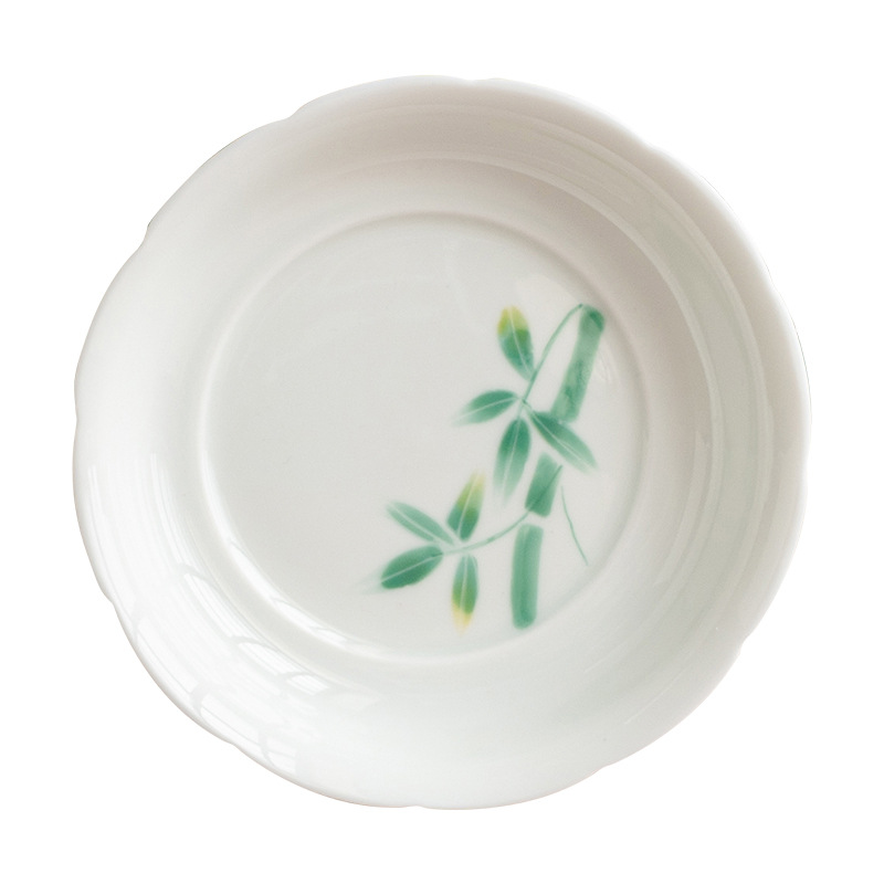 Khay dụng cụ pha trà màu xám cỏ cây ấm hình hoa cao cấp vẽ tay, khay đựng trà dùng trong gia đình kiểu Trung Quốc, khay đựng ấm trà, đệm ấm trà