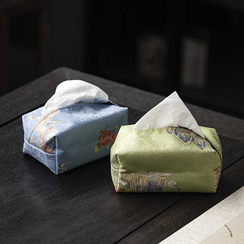 Ghế trà kiểu Trung Quốc không thấm nước sợi mây thơm lá cờ bàn khăn giấy kiểu Trung Quốc túi trà vải nghệ thuật đệm bàn trà thiền bàn trà bàn trà