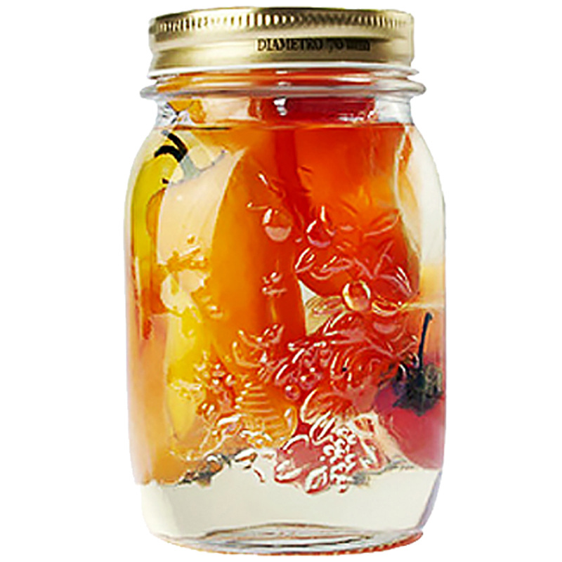 [Giảm giá thông quan đặc biệt] Bể kín thủy tinh, chai rỗng nấu rượu cấp thực phẩm, lọ đựng rau, lọ đựng ngũ cốc gia dụng