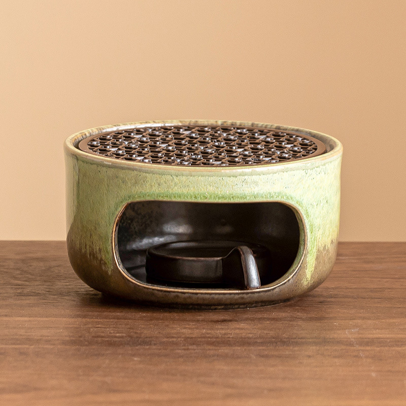 Lò nung gốm sứ ấm trà cổ điển bếp trà nhỏ gia dụng đế trà sưởi ấm cách nhiệt ấm ấm trà bếp xung quanh nấu trà ấm trà