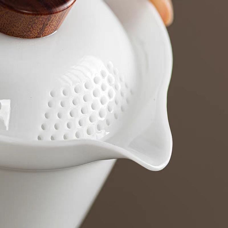 Du Lịch Ngoài Trời Bộ Trà Di Động Kung Fu Bộ Trà Ấm Trà Nhanh Cốc Ngày Lễ Tặng Cầm Tay Nồi 3 Ly