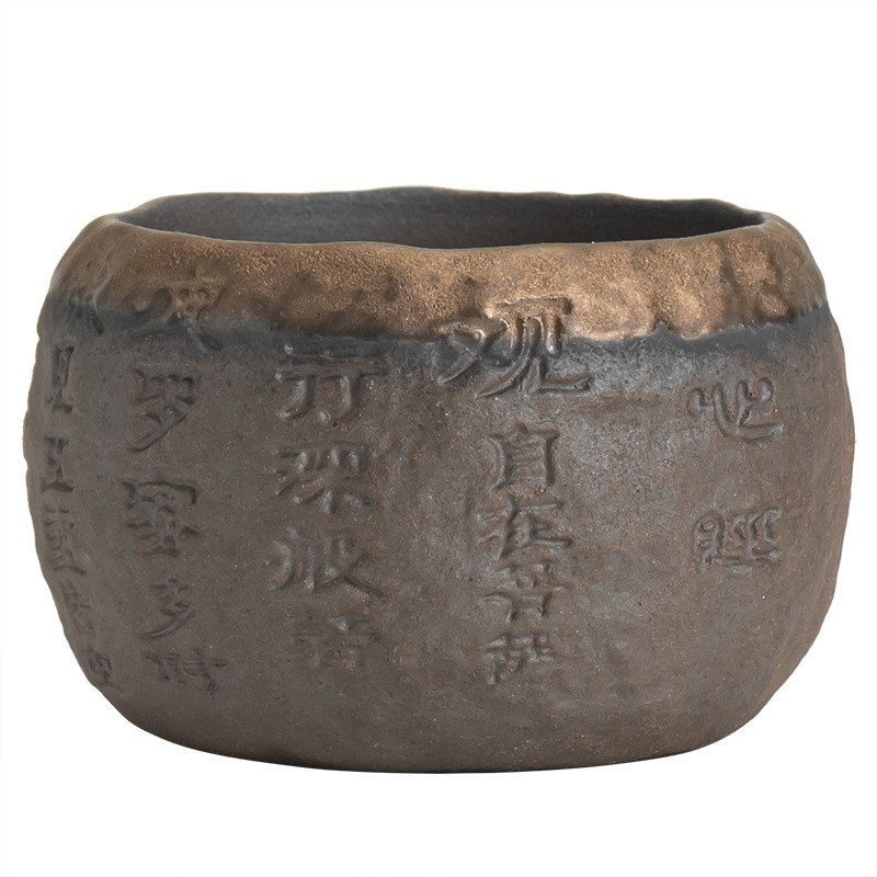 Bộ trà Kung Fu gốm thô thô cốc chủ sở hữu cốc uống trà đơn cốc trà thủ công lớn cốc trà cốc đơn bán buôn