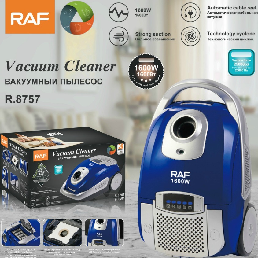 Máy hút bụi gia đình tiêu chuẩn Châu Âu RAF Máy hút bụi thảm mạnh trong phòng ngủ phòng khách Máy hút bụi hút lớn cầm tay