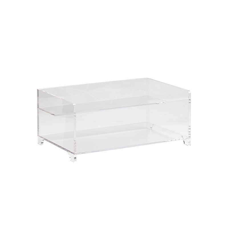 Giá để đồ kho trà acrylic trong suốt, giá để đồ ấm trà, giá để đồ để bàn, giá để cốc trưng bày Bogu