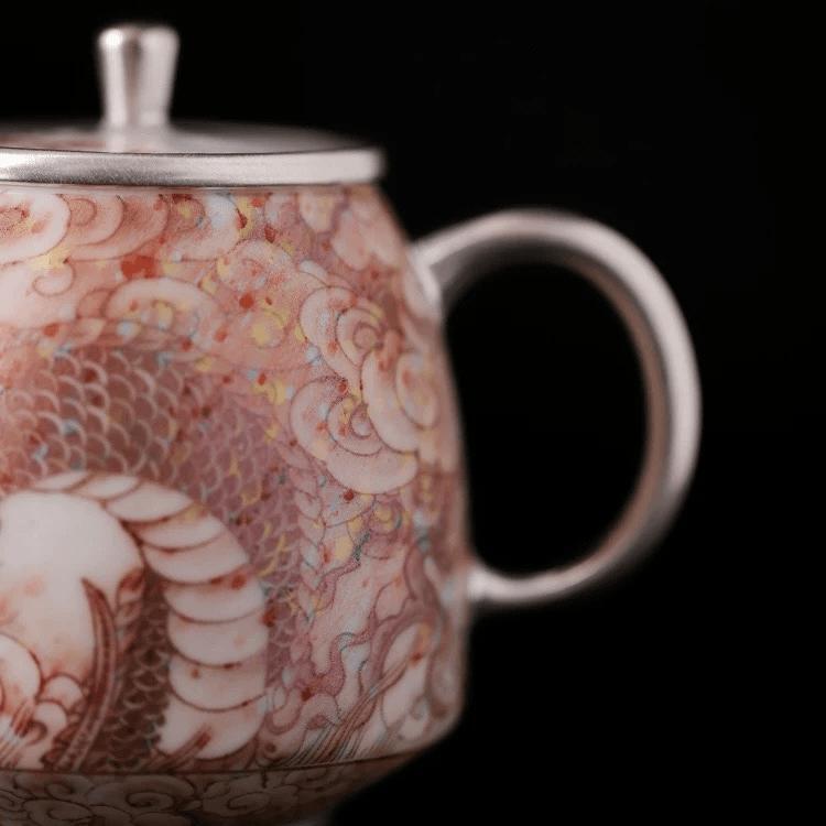 He Fu, Senliu, Yinxianglong, một ấm hai cốc, bộ trà nhỏ, ấm pha trà cao cấp sang trọng nhẹ, bộ trà Kung Fu, hộp quà