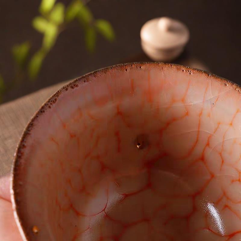 Bát mở nắp mỏ đá Shiyaki, bát pha trà gốm thô Ercai Nhật Bản thủ công Shiano, cá rồng vẽ gia dụng sáng tạo