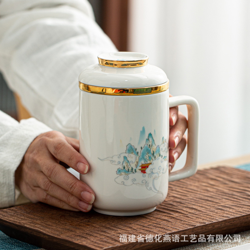 Cốc văn phòng gốm sứ cao cấp, cốc nước, cốc cá nhân, cốc tách trà, hội nghị chính phủ-doanh nghiệp, ngân hàng, bất động sản, biểu tượng lưu niệm