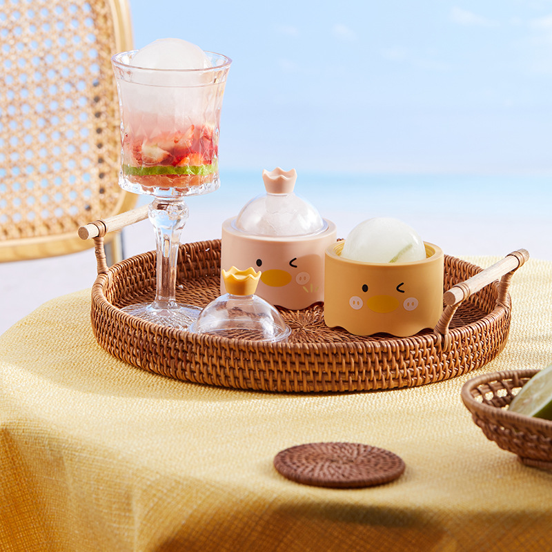 Dụng cụ làm đá bóng tròn lớn rượu Whisky gia dụng Khuôn đá bóng lớn đá lạnh Silicone đá viên làm đá viên Khuôn đá đông lạnh nhanh