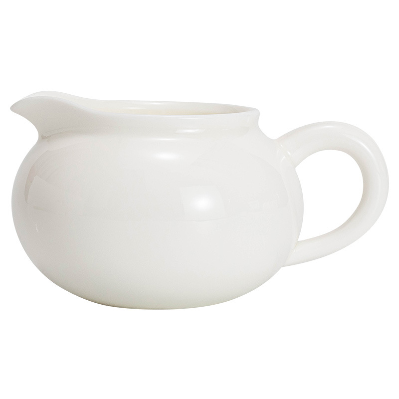 Cốc công tắc sứ trắng ngọc bích Đức Hoa Bộ trà Kung Fu Bộ trà vàng Bộ tách trà gia dụng Bộ tách trà trắng trơn