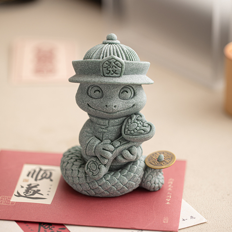 Đồ trang trí đồ trang trí năm con rắn văn phòng