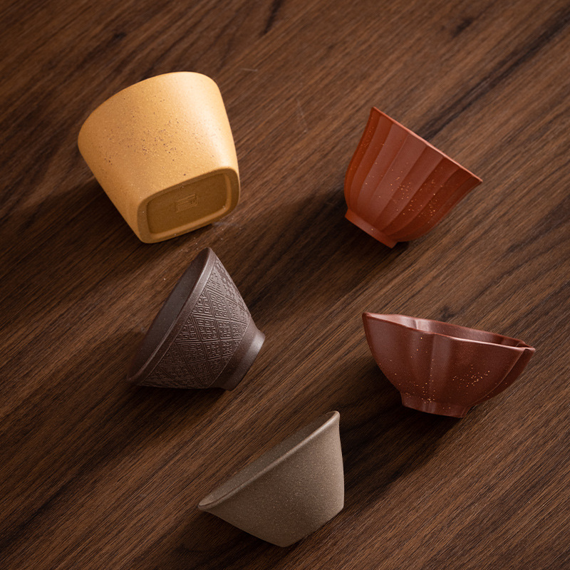 Bộ tách trà Zisha Wufu Quà tặng sinh nhật cho người lớn tuổi