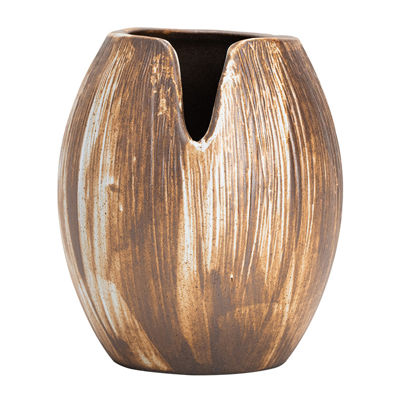 Đồ trang trí hoa nhỏ bằng gốm thủy canh để bàn làm thủ công hình dáng đặc biệt bằng bột Sáng tạo gốm thô