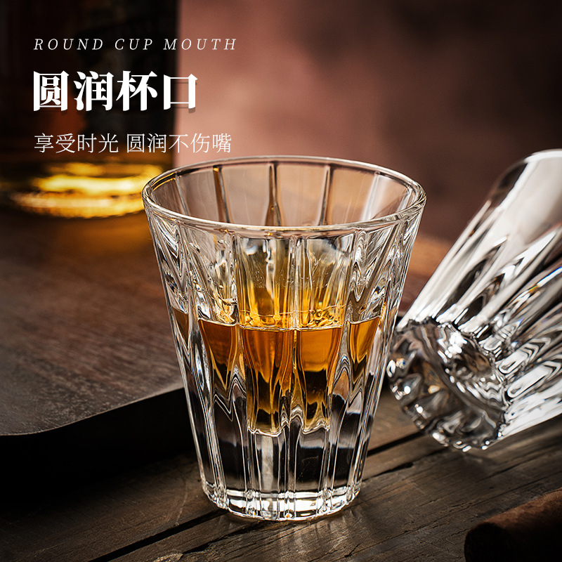 Bán buôn rượu whisky ánh sáng ly rượu thủy tinh pha lê ly rượu ly rượu ktv ly rượu whisky ly bia