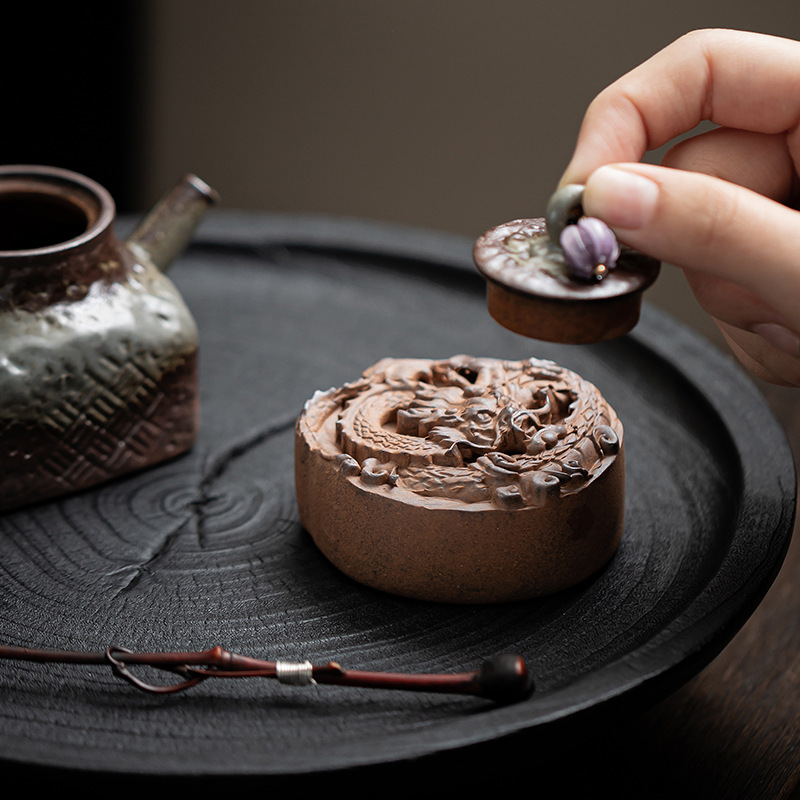 Nắp ấm trà Kung Fu gia dụng cổ điển, nắp ấm trà gốm sứ, đệm cách nhiệt, đồ trang trí thú cưng trà