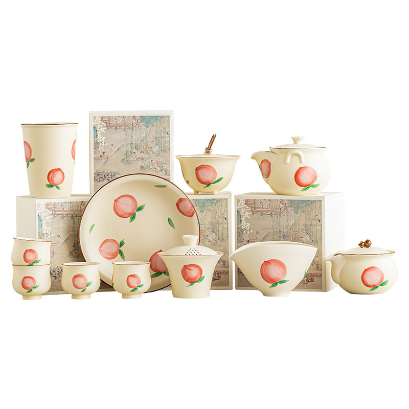 Cốc pha trà có nắp đậy bằng tay màu hồng cốc pha trà gốm sứ gia dụng cốc trà biển cốc tiện dụng cốc chuyên dùng uống trà