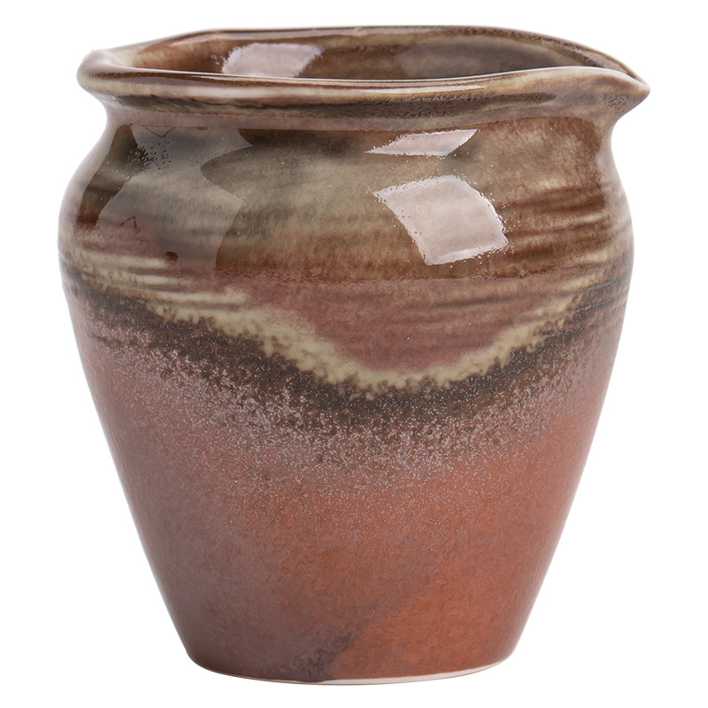 Cốc công thức cổ tráng men củi, dụng cụ pha trà gốm thô thủ công, dụng cụ pha trà Haifen, cốc trà gia dụng bằng gốm, dụng cụ pha trà Kung Fu