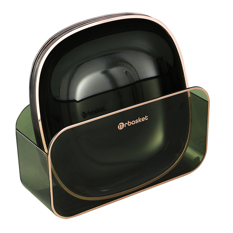 Đĩa xương nhẹ sang trọng, đĩa đựng rác để bàn có đế, Đĩa đựng đồ ăn nhẹ cấp thực phẩm mới, đĩa đựng trái cây, đĩa nhổ xương