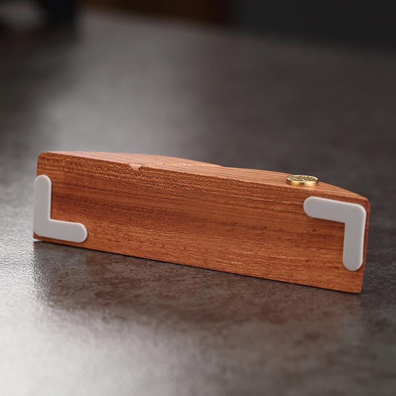 Bán buôn gỗ Đàn hương đen gỗ rắn Kungfu Phụ Kiện Giá Kệ kẹp Trà Kim Trà thìa đựng ấm bút giá đỡ chuyên dụng