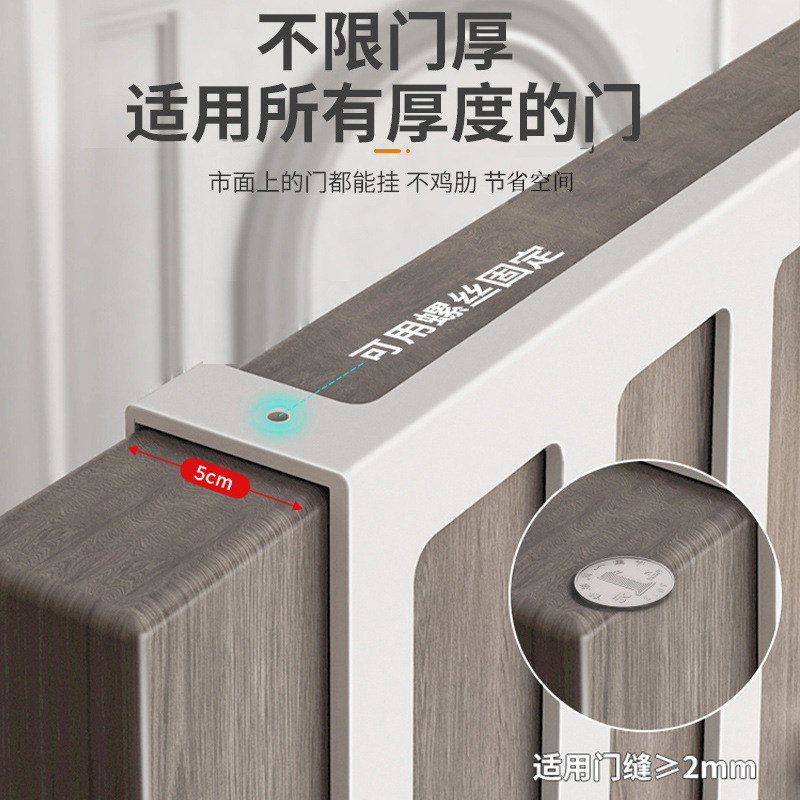 Móc sau cửa, móc treo quần áo không đục lỗ kiểu sau cửa, móc treo quần áo, móc treo trên cửa ra vào