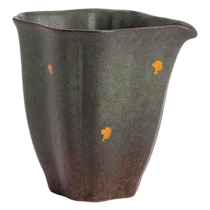 Kongjizhai Lao Rock Mud Flower Language Công thức Cốc Phụ kiện Trà đạo Cổ điển Trà Hải Bộ tách trà Nhật Bản Bộ trà Kung Fu