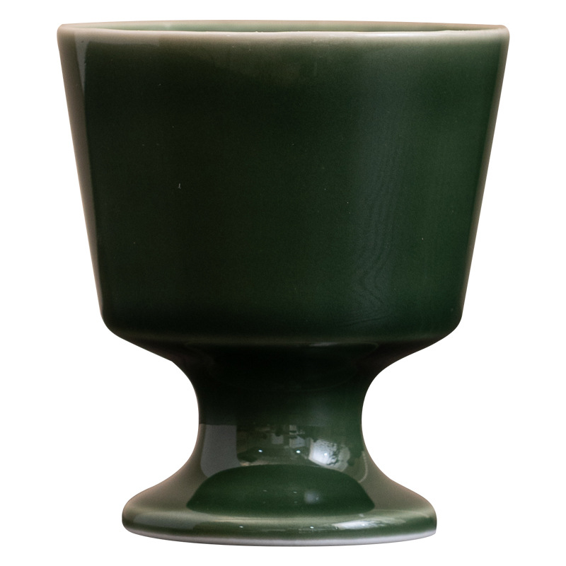 Đá xám xanh thủy tinh giả Song Gaozu Cốc trà Kung Fu gốm sứ thủ công gia dụng Cốc chủ nhân Cốc khách chuyên dụng cá nhân