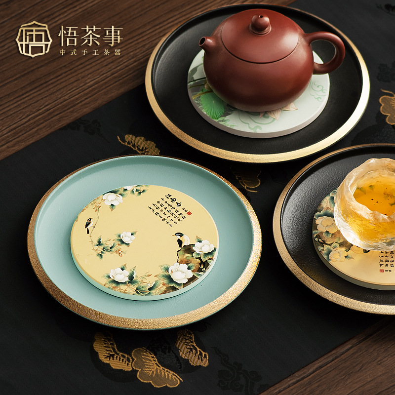 Bình hút sáng tạo, bàn làm bằng gốm sứ, bình Giữ Kiểu Trung Quốc gia dụng, bình đựng nước, bình đựng nước, khay đựng trà loại nhỏ, phụ kiện Bộ trà