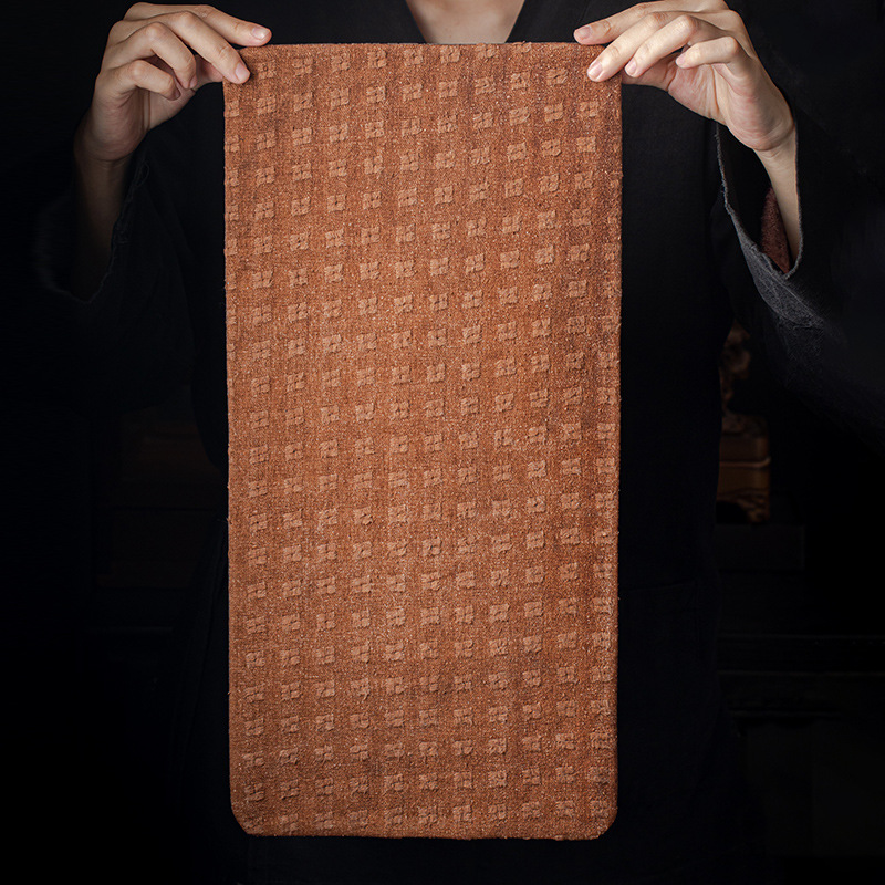 Thảm trà tơ tằm tussah, vật liệu cũ, vải đám mây thơm, thảm bọt khô, thảm trà vải lụa thật, thảm cách nhiệt, cờ bàn trà đạo, chiếu trà gia dụng