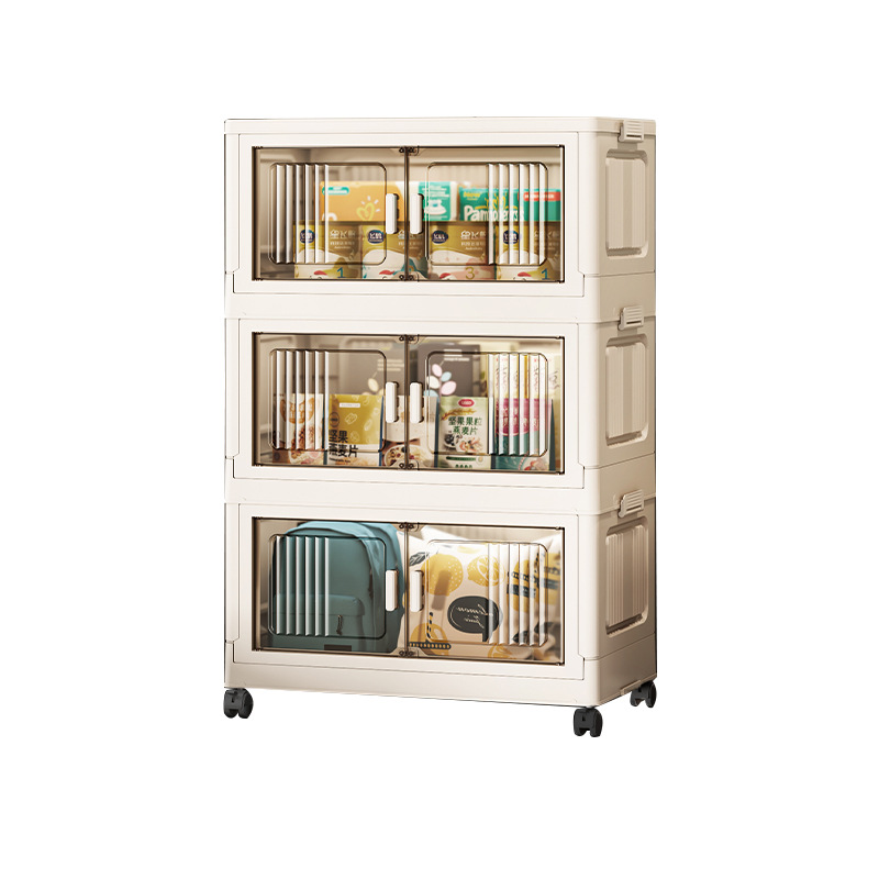 Tủ lưu trữ rộng 33-75, sắp xếp quần áo trẻ em nhiều lớp, hộp lưu trữ gấp đồ chơi, đồ ăn nhẹ
