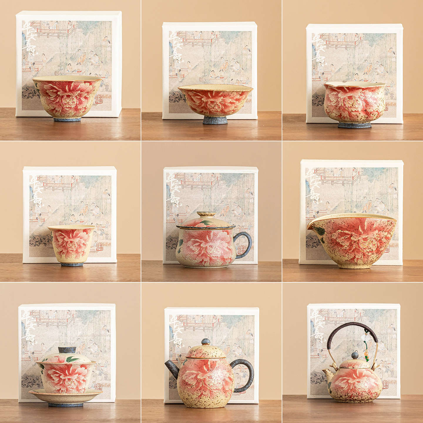 Bộ trà Kung Fu đá lửa trắng xanh, cốc chủ nhân cao cấp gia dụng, cốc trà, cốc trà, cốc trà, cốc trà, cốc trà, cốc trà, cốc đơn