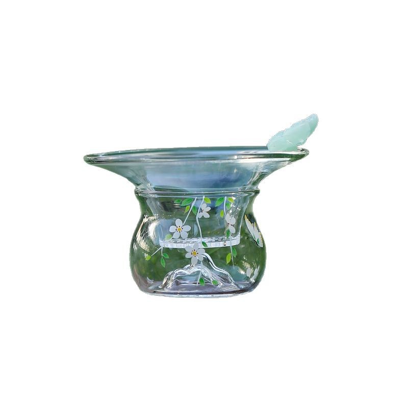 Bộ lọc trà thủy tinh borosilicat cao cấp tích hợp bộ phụ kiện trà kung fu, bộ lọc trà, bộ lọc trà cho lễ hội hoa