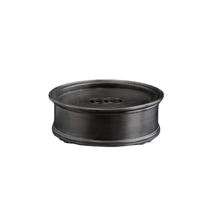 Yuanbao cổ thiếc cũ ấm bàn pha khô trữ nước cổ điển bàn trà tấm lót ấm trà Bộ dụng cụ pha trà Kung Fu ấm nước ấm trà khay đựng trà