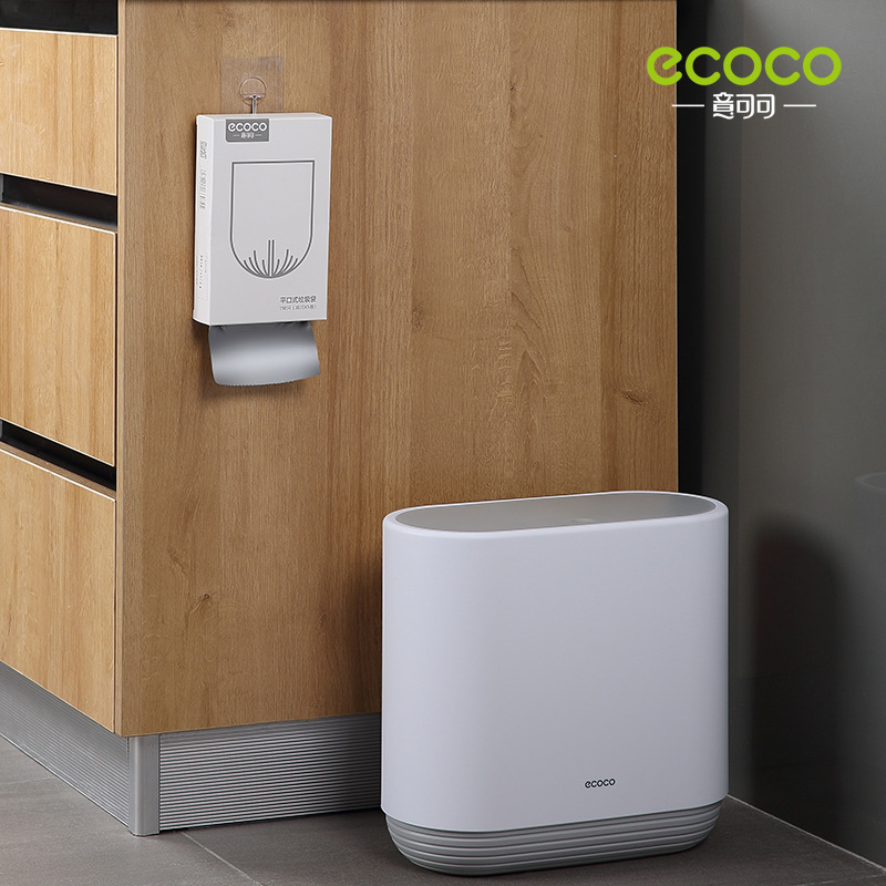 Túi đựng rác nhà bếp cầm tay dày dặn gia dụng túi nhựa cỡ lớn rút dây rút tự động