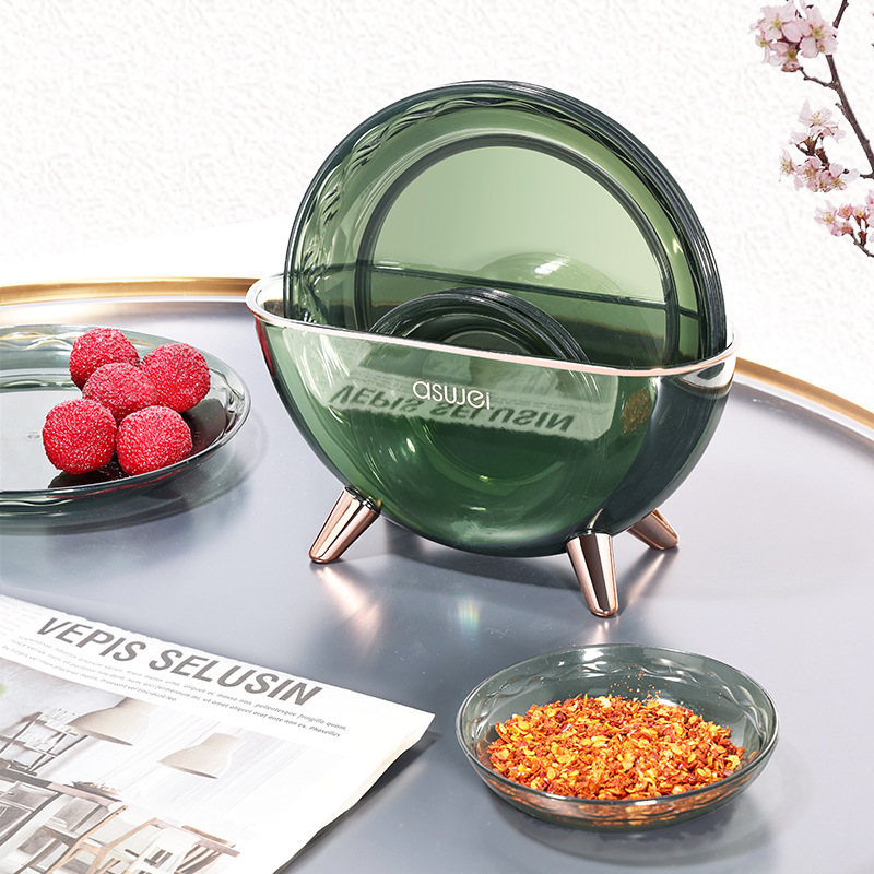 Đĩa nhổ xương, đĩa nhựa sáng tạo gia dụng kiểu Nhật, đĩa xương, đĩa nhỏ, đĩa Kẹo Trái Cây