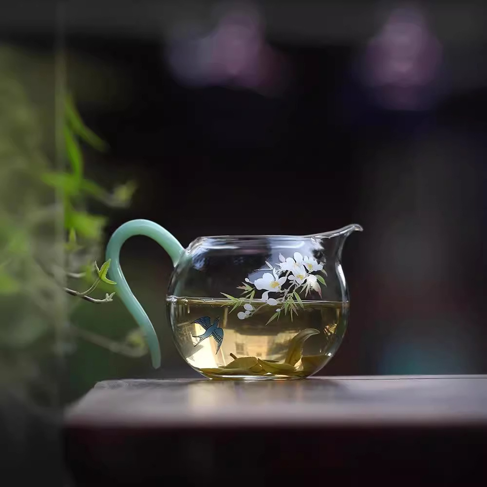 Bộ lọc trà cốc Công bằng màu sắc bộ lọc trà Phụ Kiện Bộ trà Kungfu gia dụng chịu nhiệt