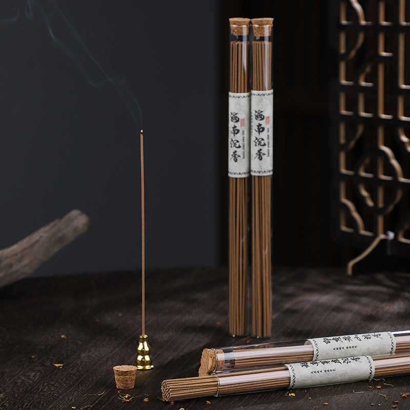 Hộp quà hương thơm đường ống đôi loại sách Hộp quà khí quyển hộp hương thơm hình chữ nhật hộp hương thơm gỗ đàn hương hộp đóng nắp