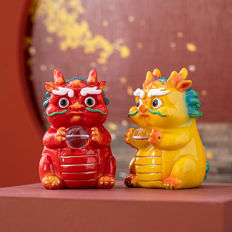 Đồ trang trí thú cưng trà đổi màu sáng tạo Đồ trang trí trà nhựa thay đổi nhiệt độ