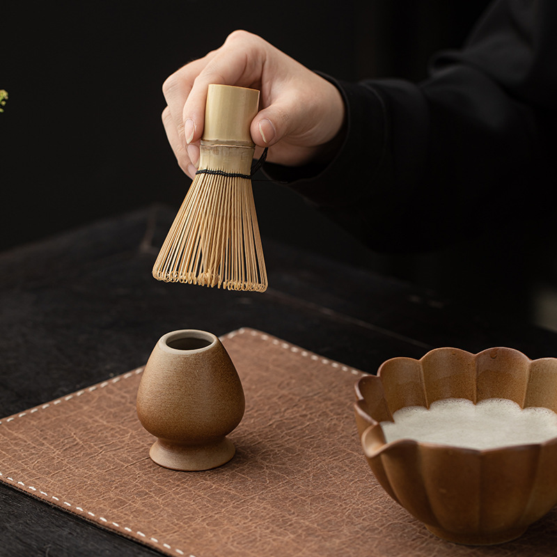 Bát trà matcha bí ngô, bình trà, gốm cổ, gốm cổ điển, đặt trà, dụng cụ làm trà, phụ kiện trà đường matcha kiểu Nhật