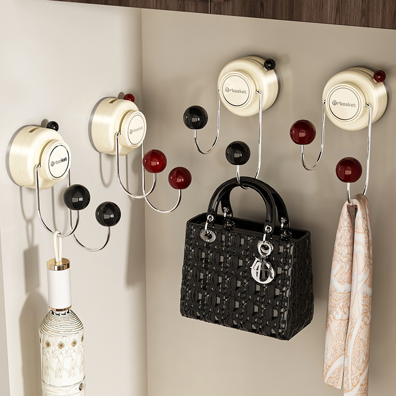 Móc cốc hút, móc treo cửa không cần khoan, chịu lực mạnh, móc áo lối vào không dấu vết, móc dính phòng tắm.