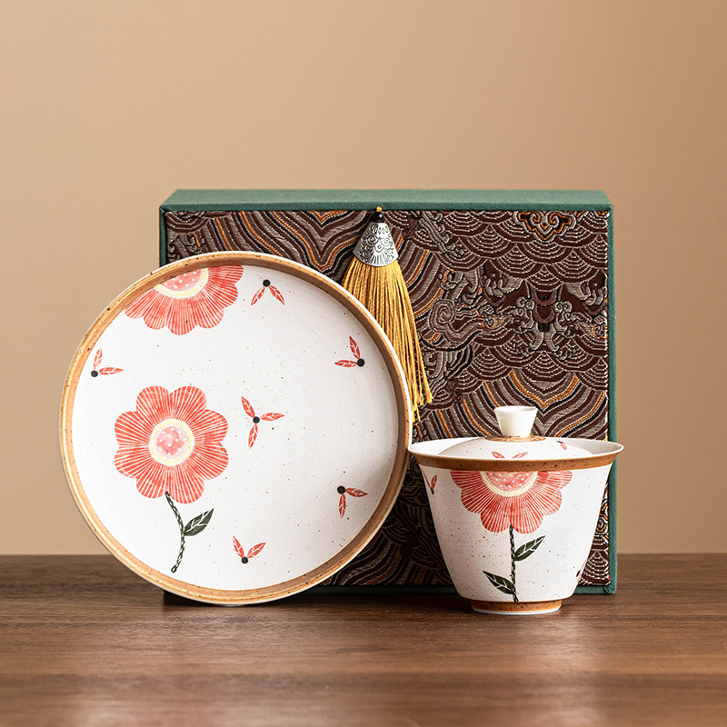 Cốc pha trà cốc pha trà phục vụ khách mời gia dụng Máy pha trà kiểu Trung Quốc sáng tạo đơn cao cấp chống bỏng