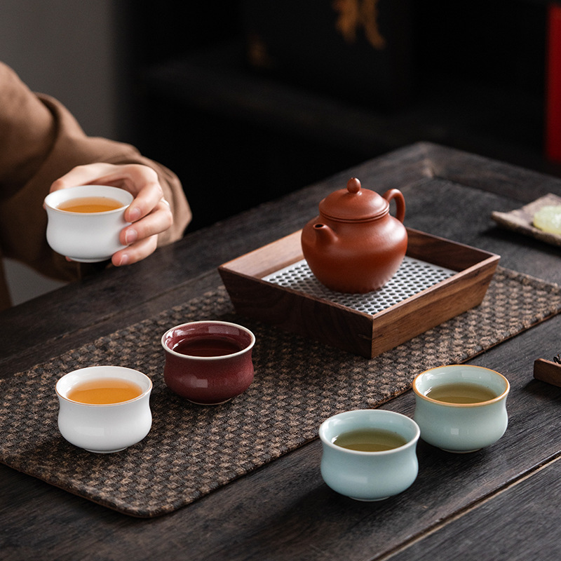 Năm bộ cốc của chủ lò nổi tiếng, quà tặng doanh nghiệp, quà tặng khuyến mãi, hộp quà của lò Ru, lò Ge, lò Jun, quà tặng