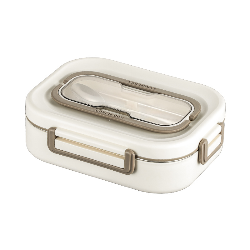 Hộp cơm inox Lezai304 Hộp cơm hộp hộp cơm hộp đựng đồ ăn xách tay nhân viên văn phòng cách nhiệt lò vi sóng